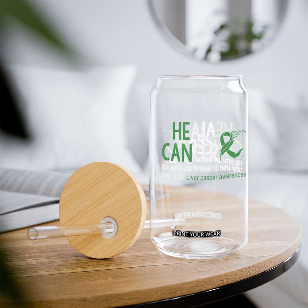Heal Cancer Nothing Is Impossible With God Glass Can Liver Cancer Support Gift TS12 Print Your Wear