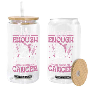 Funny Skeleton Breast Cancer Glass Can I Dont Have Enough Middle Fingers TS12 Print Your Wear