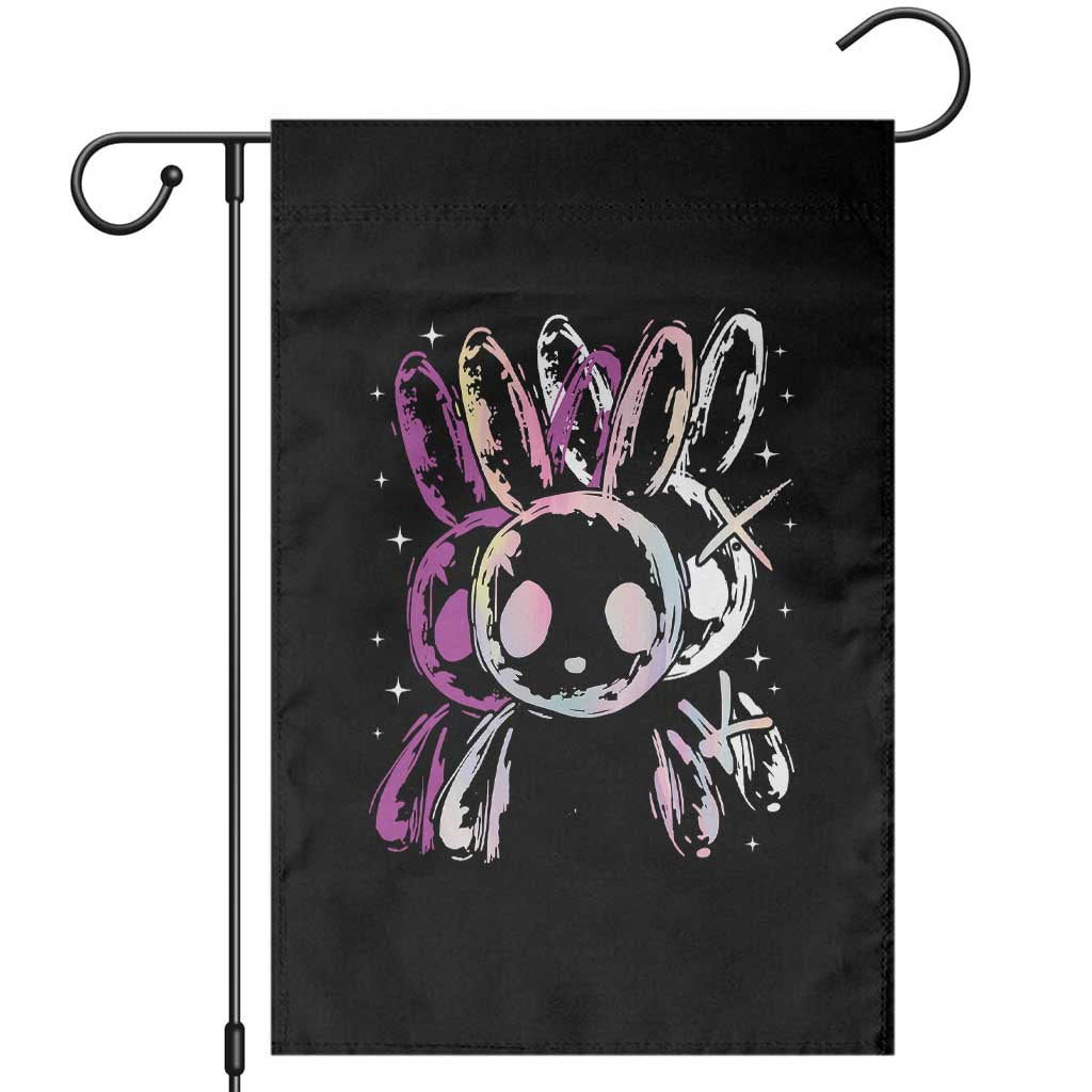 Horror Cute Bunny Rabbit Garden Flag Horror Aesthetic TS12 Black Print Your Wear