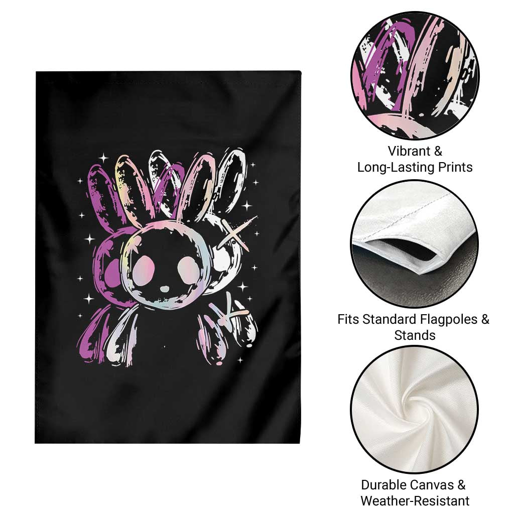 Horror Cute Bunny Rabbit Garden Flag Horror Aesthetic TS12 Print Your Wear