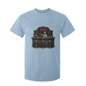 Skeleton Bartender Halloween Haunted Bar T Shirt For Kid Spirits Served Nightly Bar Lover