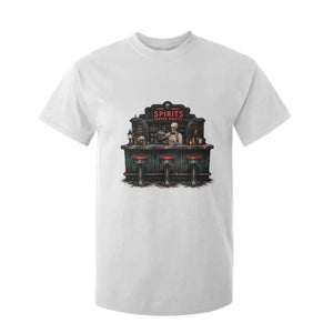 Skeleton Bartender Halloween Haunted Bar T Shirt For Kid Spirits Served Nightly Bar Lover