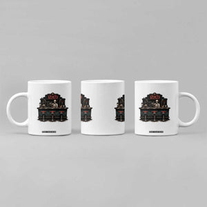 Skeleton Bartender Halloween Haunted Bar Coffee Mug Spirits Served Nightly Bar Lover
