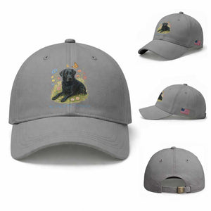 My Dog Is My Therapist Baseball Cap Labrador Retriever Lover Gift TS12 Baseball Cap Universal Fit Sport Gray Print Your Wear