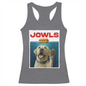 Funny Yellow Lab Jowls Racerback Tank Top Labrador Retriever Lover Gift TS12 Charcoal Print Your Wear