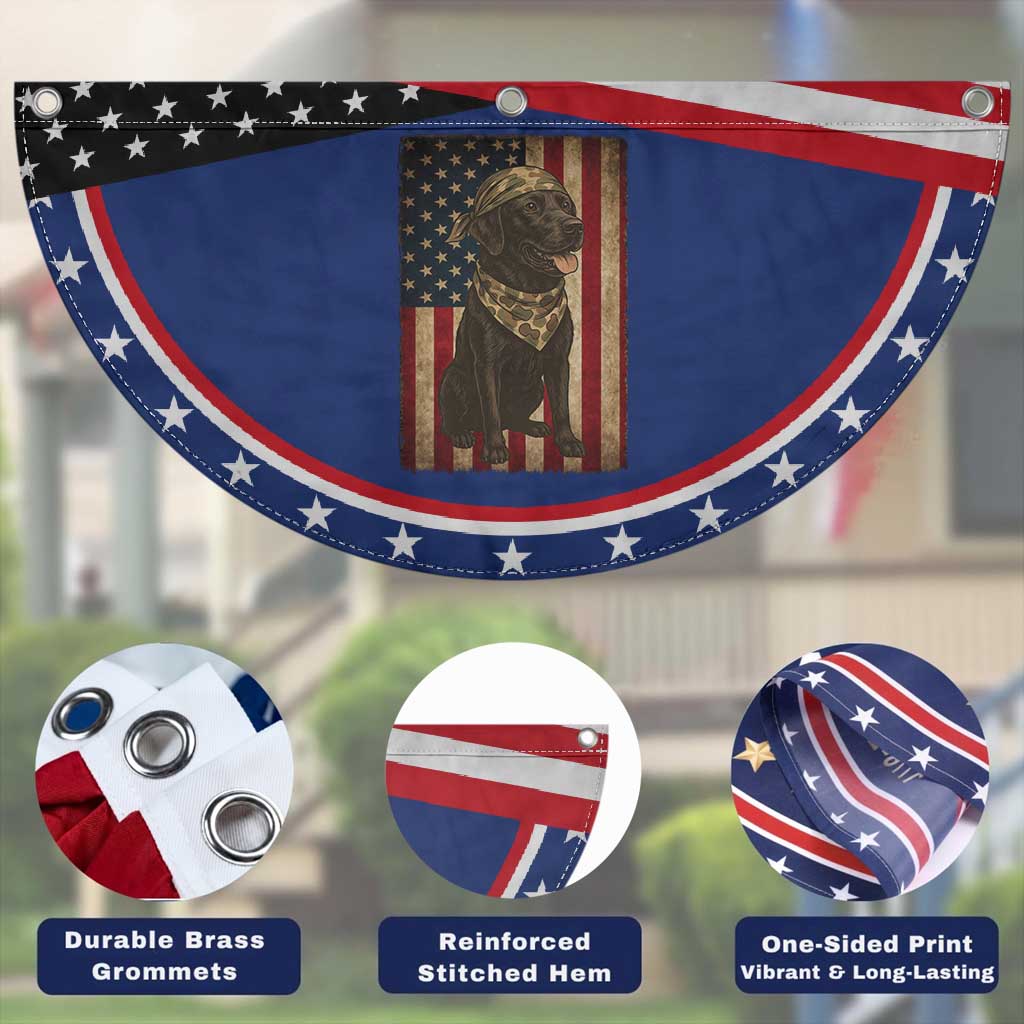 Black Labrador Patriotic Fan Flag Hunting American Flag Dog Lover Gift TS12 Print Your Wear