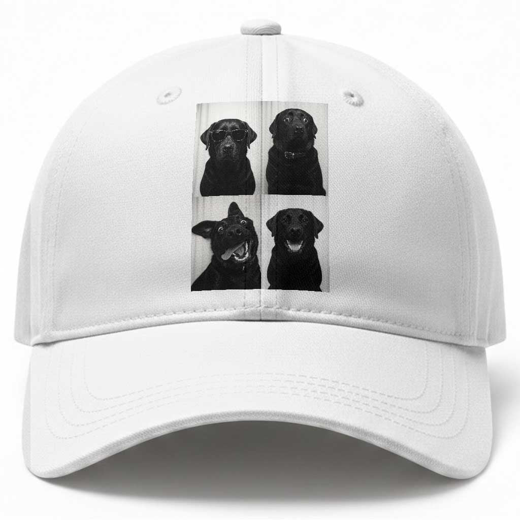Funny Black Lab Baseball Cap Photobooth Selfie Dog Mom Gift TS12 Print Your Wear