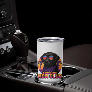 Funny Black Labrador Tumbler Cup Dog Mom Retro Sunset Gift TS12 Print Your Wear