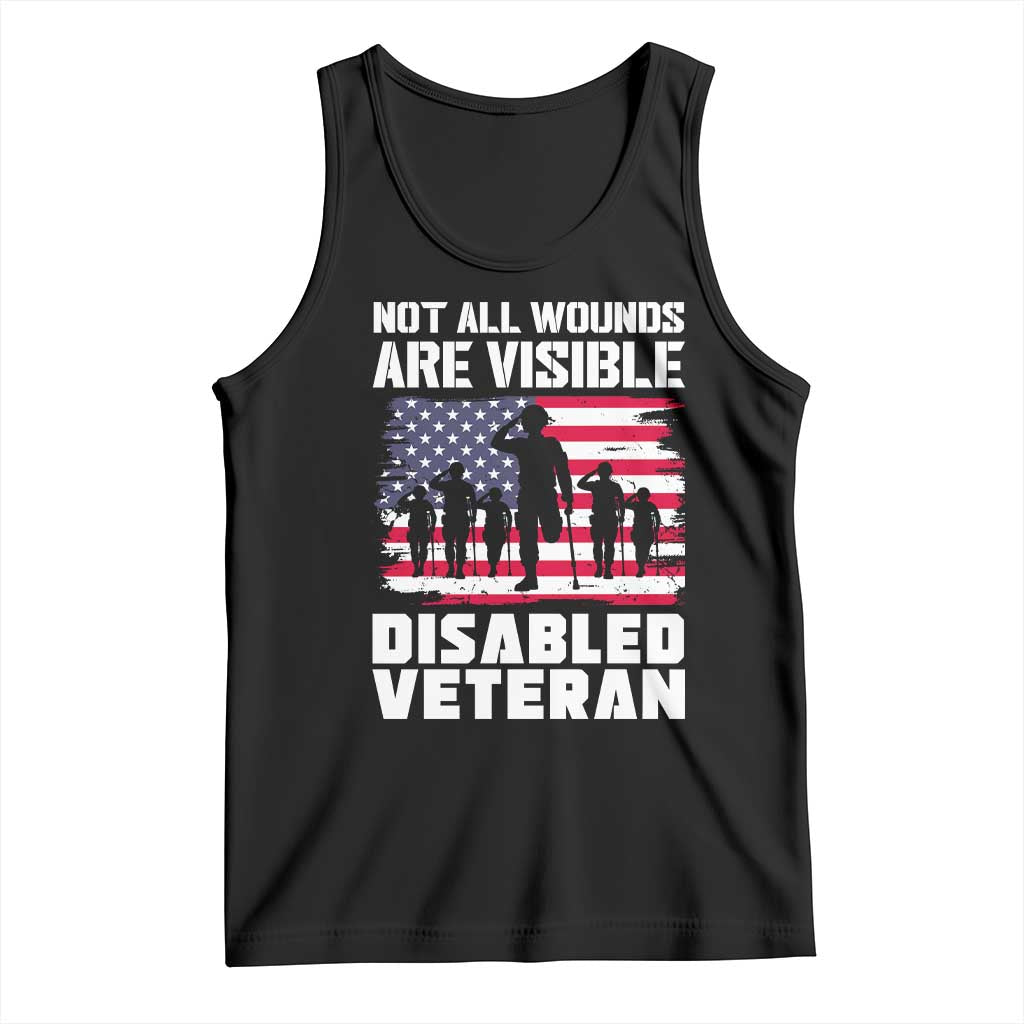 Respect Disabled Veteran Tank Top Not All Wounds Are Visible