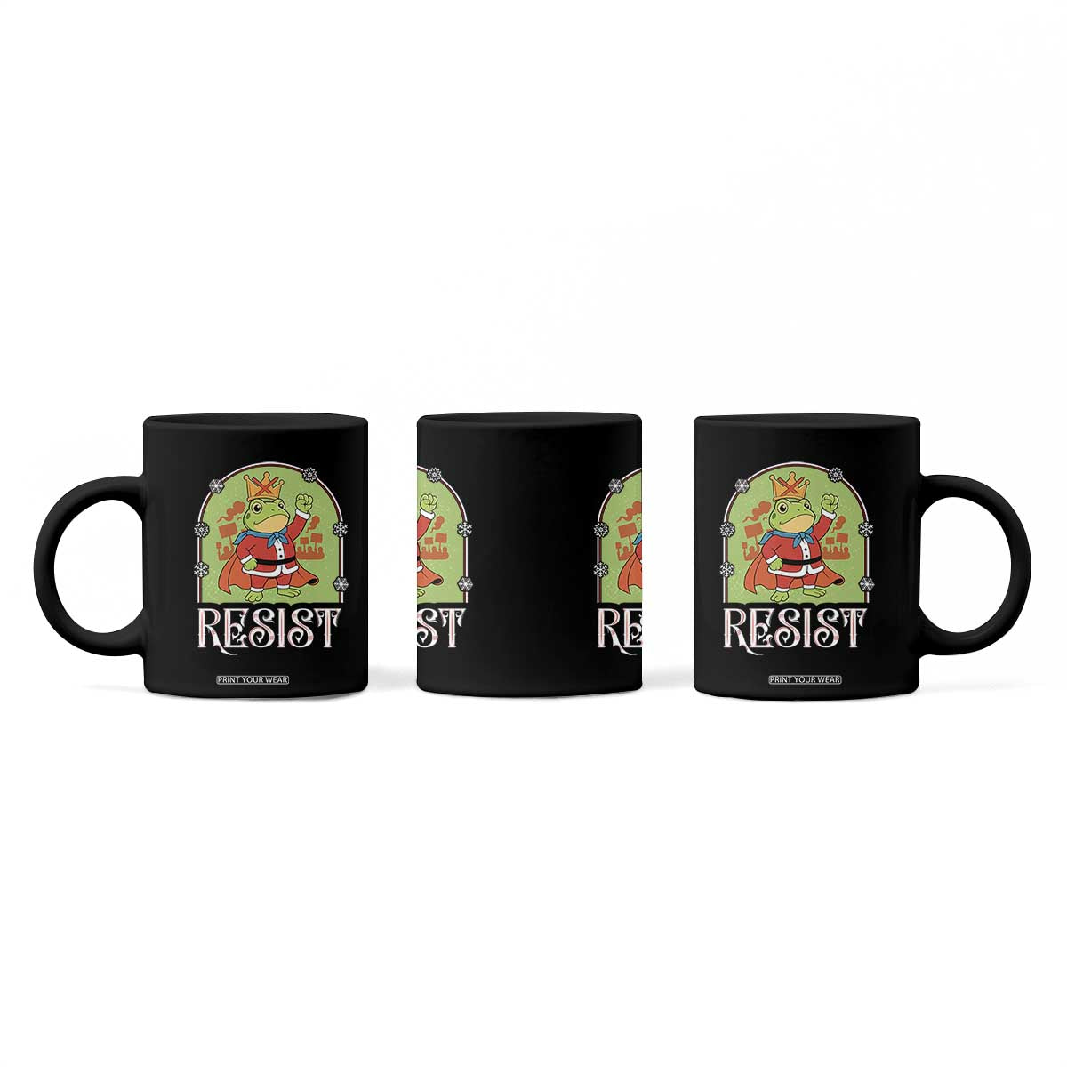 Resist Portland Frog Protest Coffee Mug Funny No Kings Christmas Gift TS12 Print Your Wear