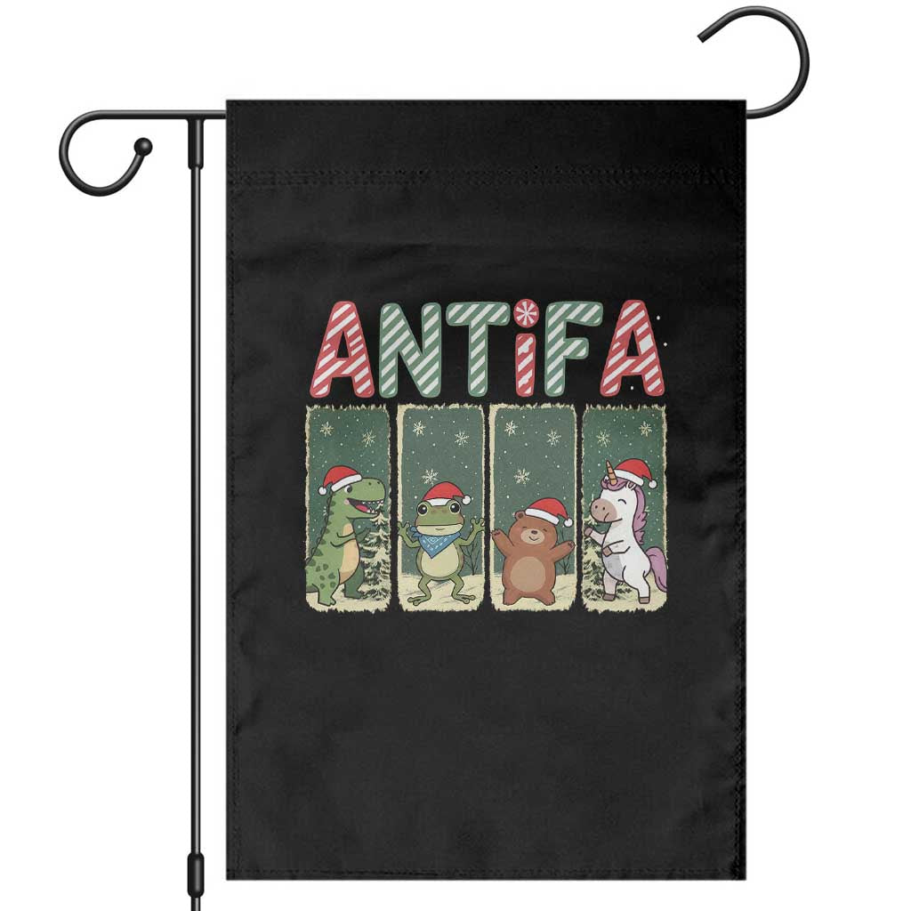 Funny Christmas Frogtifa Garden Flag Portland Resist Frog Protest TS12 Black Print Your Wear