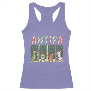 Funny Christmas Frogtifa Racerback Tank Top Portland Resist Frog Protest TS12 Violet Print Your Wear