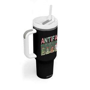Funny Christmas Frogtifa Tumbler With Handle Portland Resist Frog Protest TS12 Print Your Wear