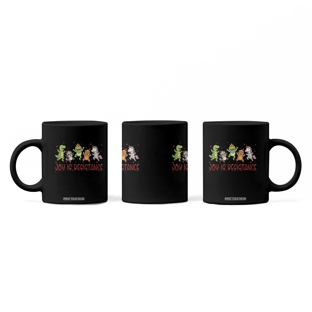 Joy Is Resistance Coffee Mug Funny Portland Frog Protest Christmas Gift TS12 Print Your Wear