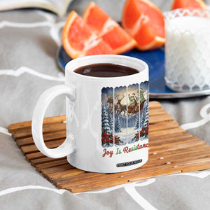 Joy Is Resistance Portland Frog Protest Coffee Mug Funny Holiday Meme Gift Idea TS12 Print Your Wear