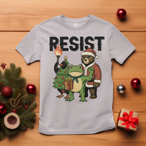 Portland Frog Protest Frogs Together Strong T Shirt Funny Holiday Gift TS12 Ice Gray Print Your Wear