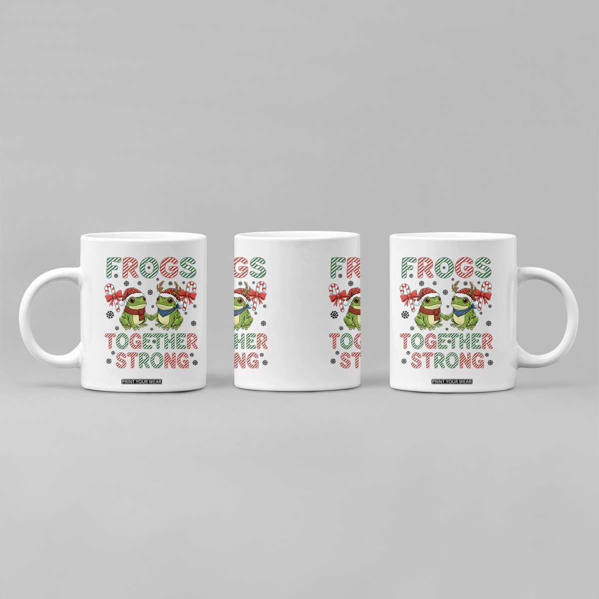 Frogs Together Strong Coffee Mug Funny Portland Christmas Resist Gift TS12 Print Your Wear