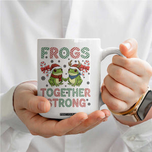 Frogs Together Strong Coffee Mug Funny Portland Christmas Resist Gift TS12 Print Your Wear
