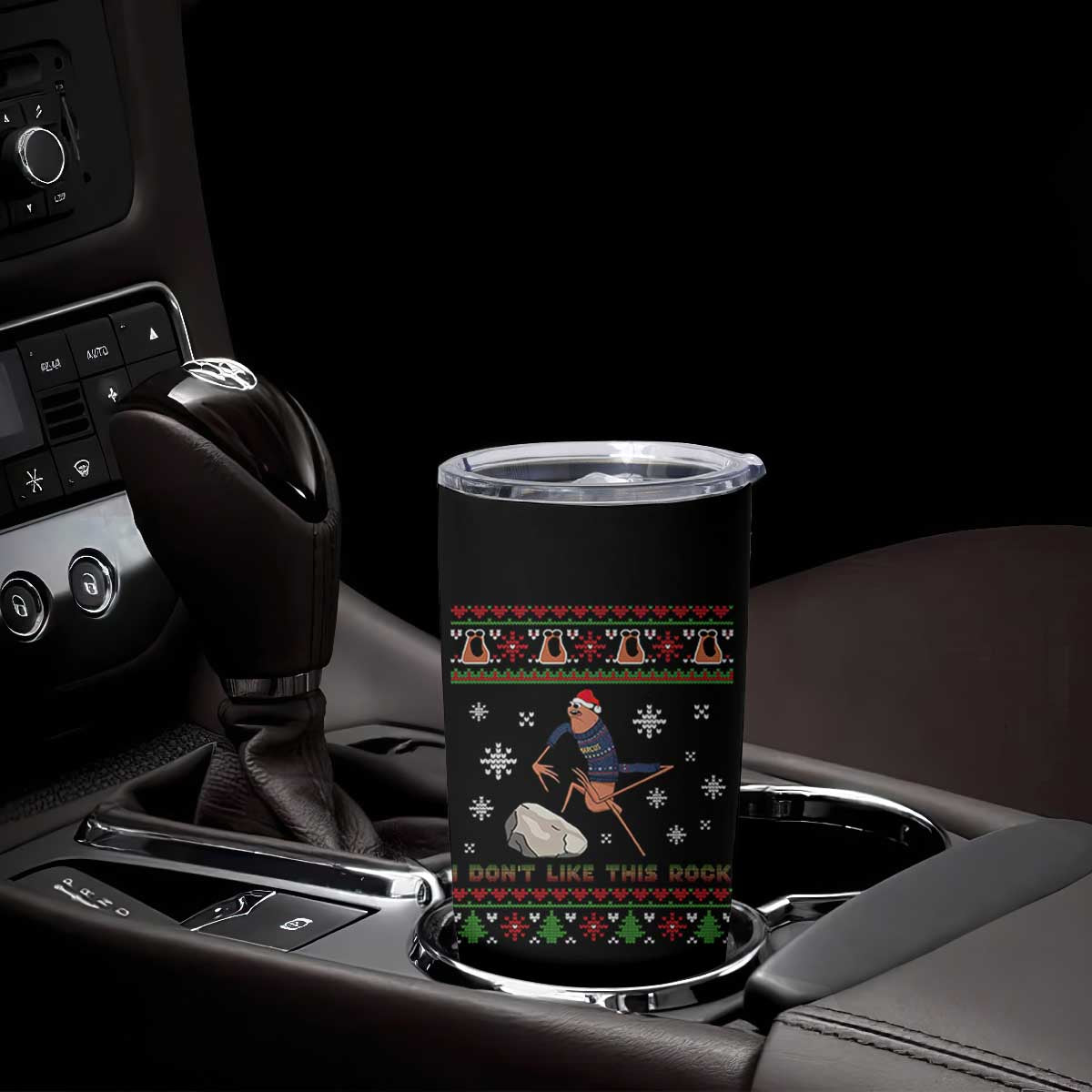 Funny Marcus The Worm Meme Tumbler Cup I Do Not Like This Rock Ugly Christmas Gift TS12 Print Your Wear