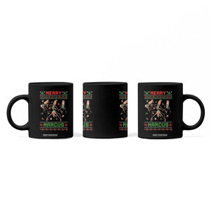 Funny Merry Marcus Coffee Mug Ugly Christmas Marcus The Worm Meme Gift TS12 Print Your Wear