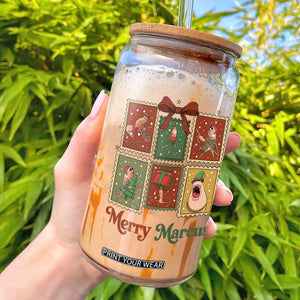 Christmas Marcus The Worm Meme Glass Can Funny Merry Marcus Gift TS12 White Print Your Wear