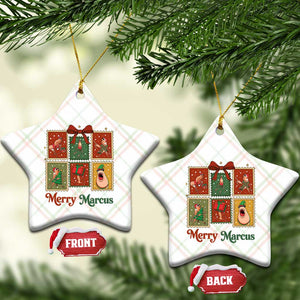 Christmas Marcus The Worm Meme Ceramic Ornament Funny Merry Marcus Gift TS12 Print Your Wear