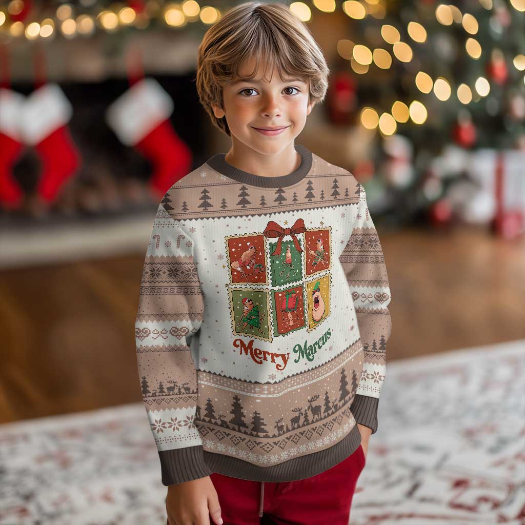 Xmas Marcus The Worm Meme Ugly Christmas Sweater Funny Merry Marcus Gift TS12 Mocha Mousse Print Your Wear