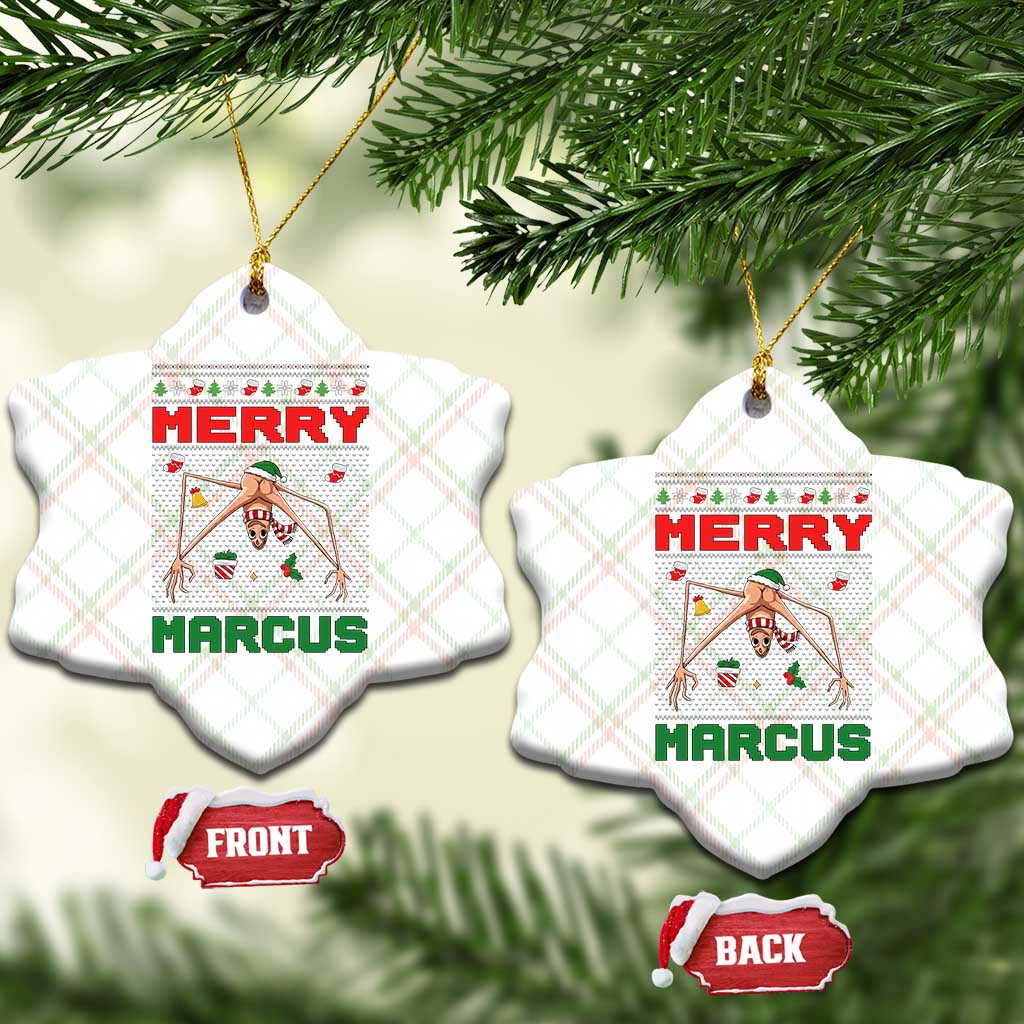 Marcus The Worm Meme Merry Marcus Ceramic Ornament Funny Ugly Christmas Gift TS12 Print Your Wear