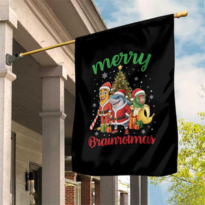 Merry Brainrotmas Garden Flag Funny Italian Brainrot Meme Christmas TS12 Print Your Wear