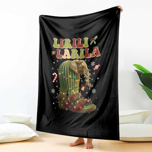 Funny Lirili Larila Italian Brainrot Meme Throw Blanket Christmas Gift TS12 Print Your Wear
