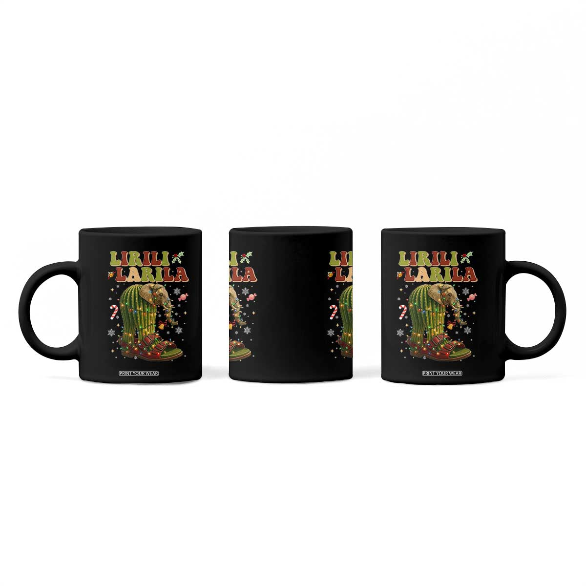 Funny Lirili Larila Italian Brainrot Meme Coffee Mug Christmas Gift TS12 Print Your Wear