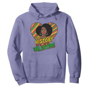 Black History Is My Valentine Hoodie Gift For Black Women TS12 Violet Print Your Wear