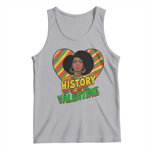 Black History Is My Valentine Tank Top Gift For Black Women TS12 Athletic Heather Print Your Wear