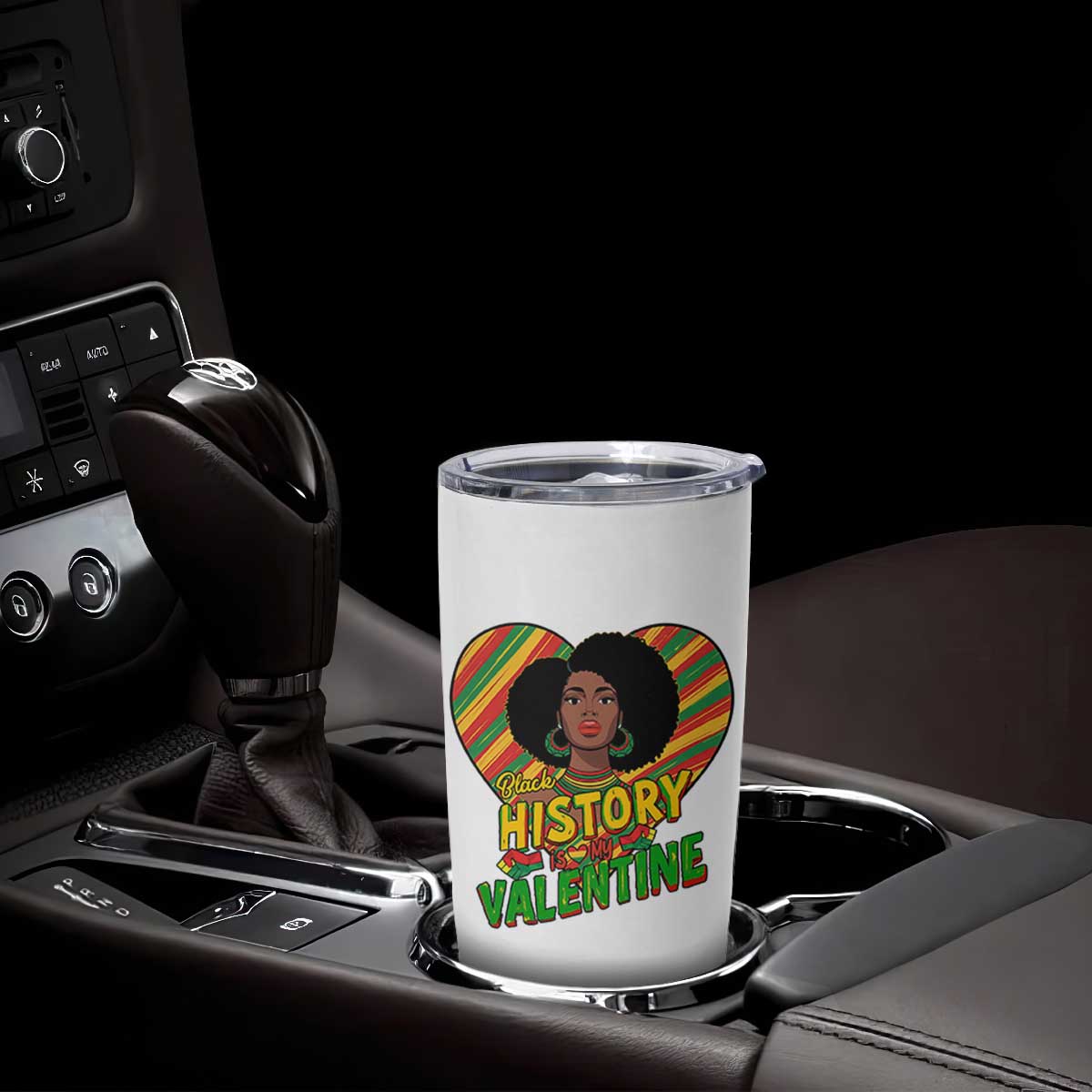 Black History Is My Valentine Tumbler Cup Gift For Black Women TS12 Print Your Wear