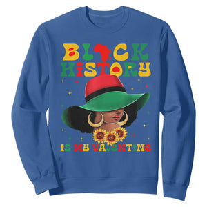 Black History Is My Valentine Sweatshirt Women Gift For February TS12 Royal Blue Print Your Wear