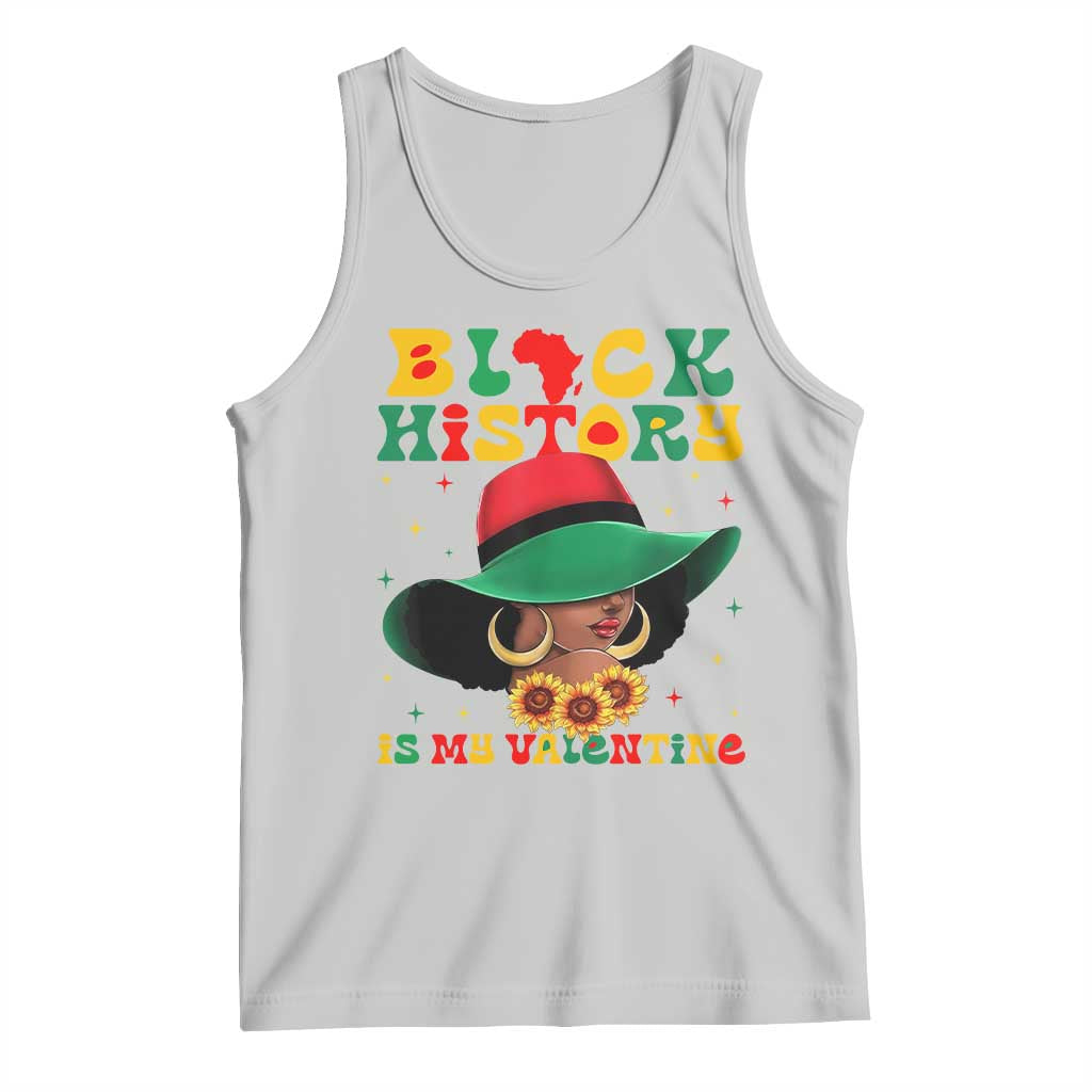 Black History Is My Valentine Tank Top Women Gift For February TS12 Ash Print Your Wear