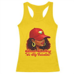 Black History Is My Valentine Racerback Tank Top Melanin Pride Valentines Day Gift TS12 Daisy Print Your Wear