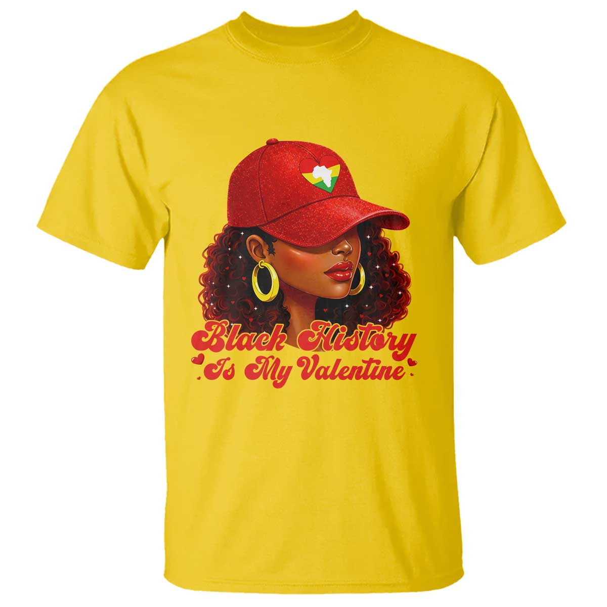 Black History Is My Valentine T Shirt Melanin Pride Valentines Day Gift TS12 Daisy Print Your Wear