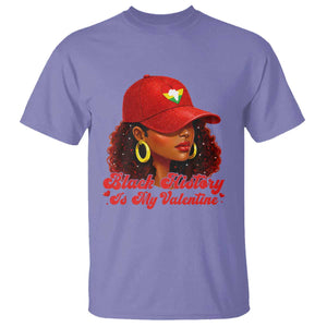 Black History Is My Valentine T Shirt Melanin Pride Valentines Day Gift TS12 Violet Print Your Wear