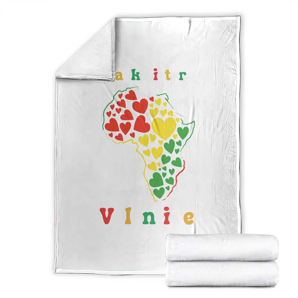 Melanin Queen Black History Month Throw Blanket Is My Valentine TS12 Black Print Your Wear