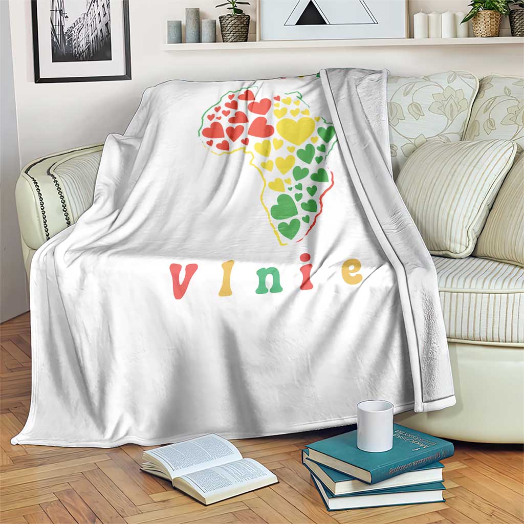 Melanin Queen Black History Month Throw Blanket Is My Valentine TS12 Print Your Wear