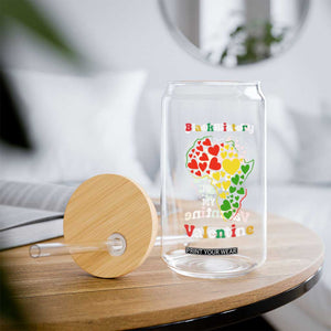 Melanin Queen Black History Month Glass Can Is My Valentine TS12 Print Your Wear