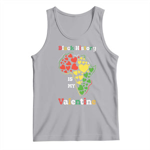 Melanin Queen Black History Month Tank Top Is My Valentine TS12 Athletic Heather Print Your Wear