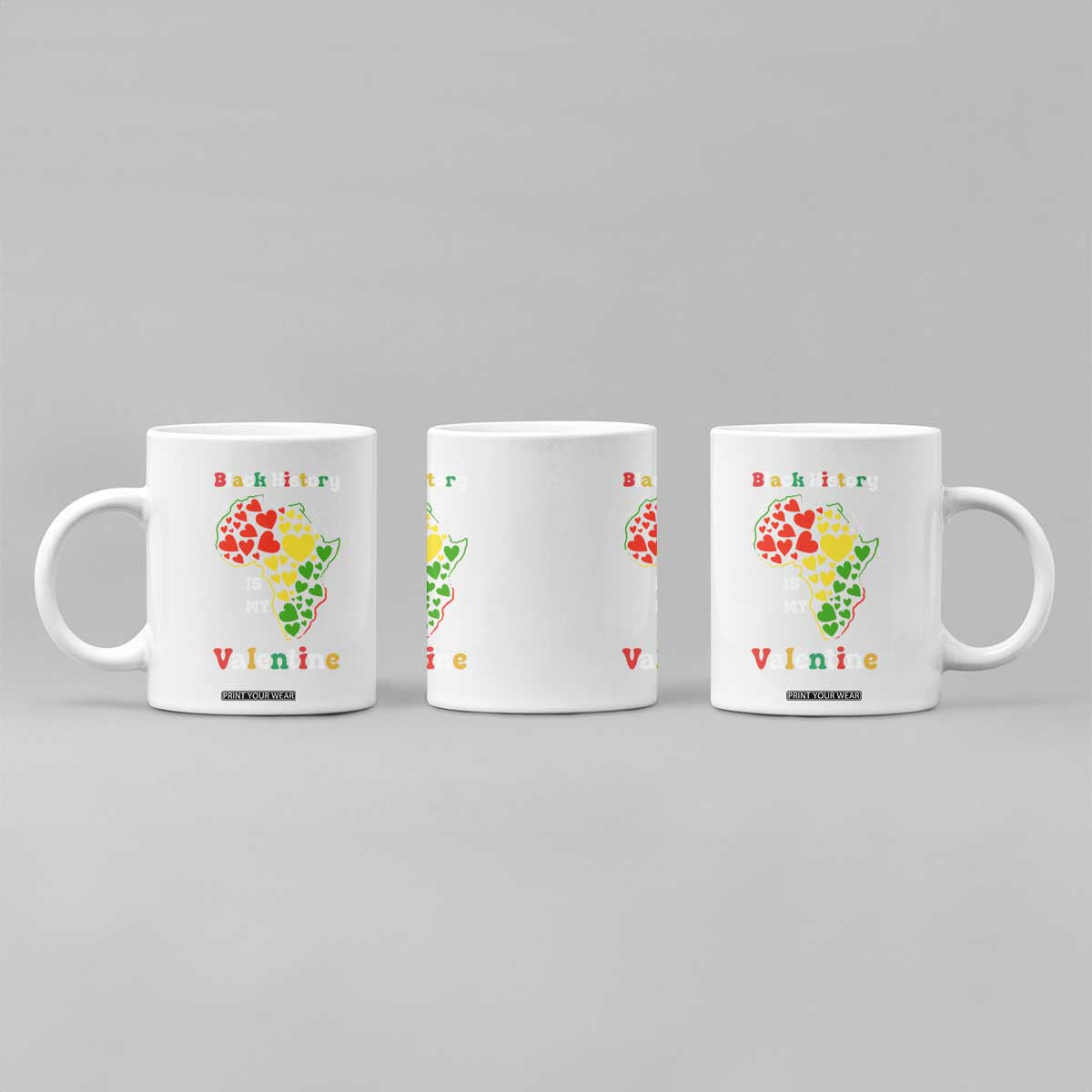 Melanin Queen Black History Month Coffee Mug Is My Valentine TS12 Print Your Wear
