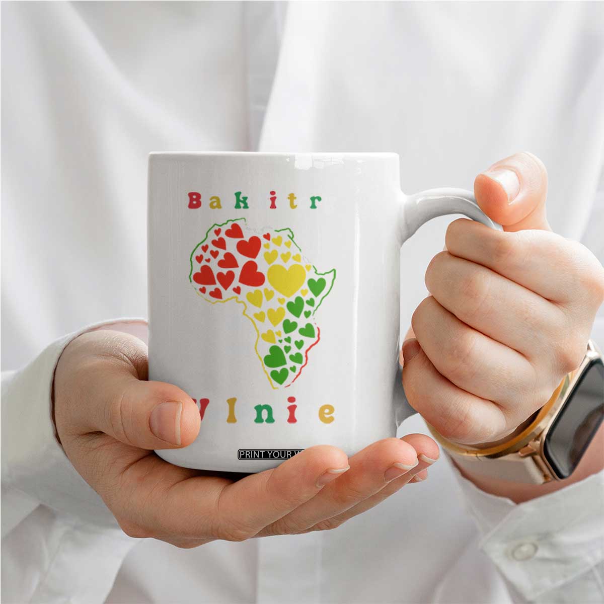 Melanin Queen Black History Month Coffee Mug Is My Valentine TS12 Print Your Wear