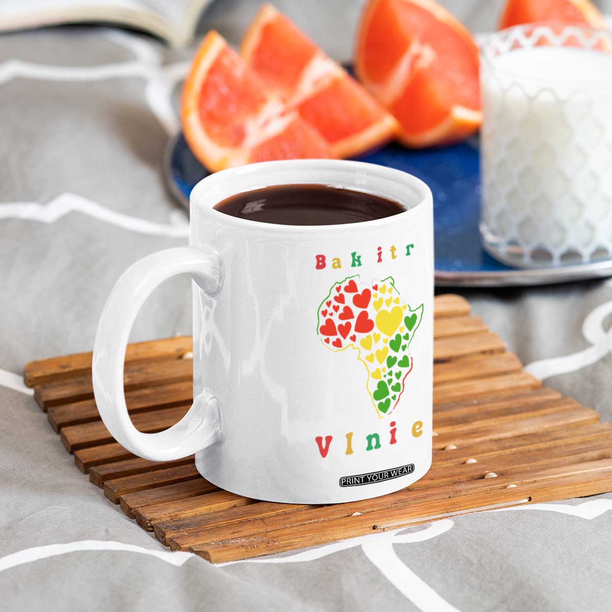 Melanin Queen Black History Month Coffee Mug Is My Valentine TS12 Print Your Wear
