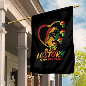 Black History Is My Valentine Garden Flag Gift For Melanin Queen TS12 Print Your Wear