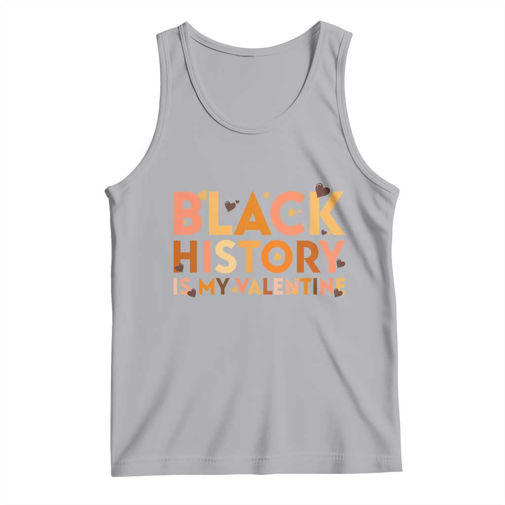 Black History Is My Valentine Tank Top African American Women Pride TS12 Athletic Heather Print Your Wear