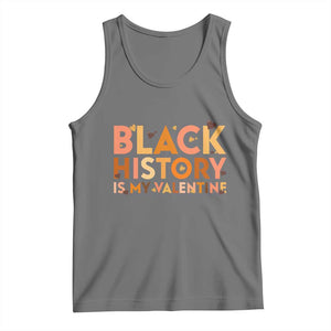Black History Is My Valentine Tank Top African American Women Pride TS12 Black Heather Print Your Wear