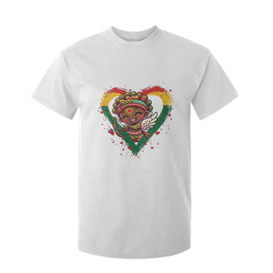 Cute Black Cupid T Shirt For Kid Melanin Pride Valentines Day Gift TS12 White Print Your Wear